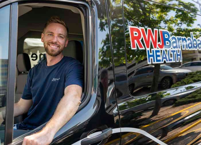 Edward Egan, MD in a Street Medicine Van